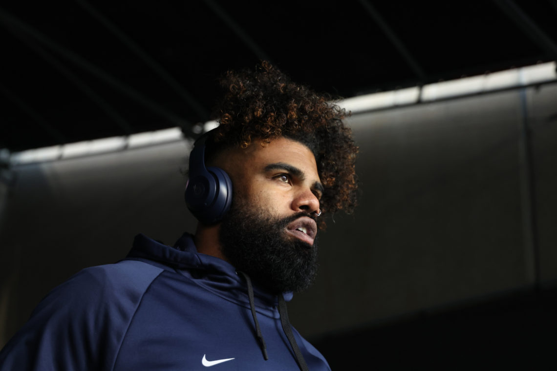 TAMPA, FLORIDA - JANUARY 16: Ezekiel Elliott  #21 of the Dallas Cowboys walks to the field against the Tampa Bay Buccaneers prior to the NFC Wild C...